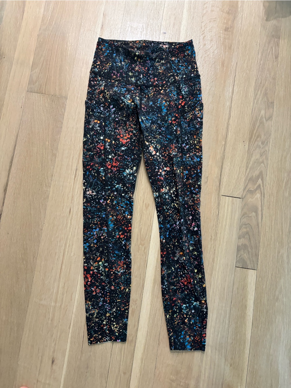 Lululemon Multicolor Splatter Print Leggings